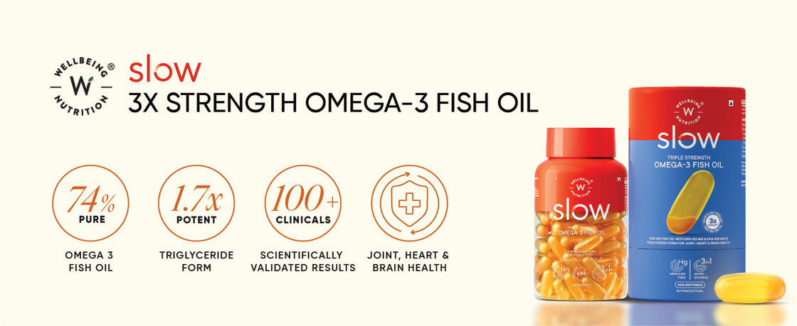 SLOW  Triple 3x Strength OMEGA-3 Fish Oil